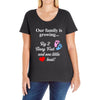 Our Family is Growing Ladies Curvy T-Shirt