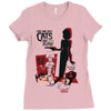 cat shirt Ladies Fitted T-Shirt
