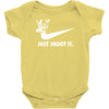just shoot it Baby Bodysuit