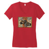 last stop hot rod repair sign, ideal birthday gift or present Women's V-Neck T-Shirt