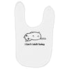 i can't adult today Baby Bibs