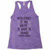 adapt or die encoded Racerback Tank