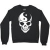 yin yang skull Crewneck Sweatshirt