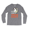 This Girl Loves Siberian Husky Long Sleeve Shirts