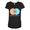 dream or reality Maternity Scoop Neck T-shirt