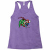raphael meets mario Racerback Tank