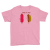 what up dog ketchup hot dog Youth Tee