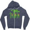 dj volume,funny Zipper Hoodie