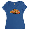 sixties vw beetle, ideal gift or birthday present Women's Triblend Scoop T-shirt