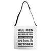 all men are created equal october Adjustable Strap Totes