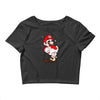 mario licking toad Crop Top