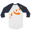 heart mind anime lucky 3/4 Sleeve Shirt