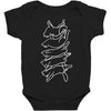 falling cat Baby Bodysuit