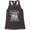vintage made in 1956 perfectly aged a living legend Racerback Tank
