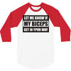 my biceps 3/4 Sleeve Shirt