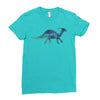 Princess Dinosaur Ladies Fitted T-Shirt