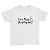 Want More Beer Please Black Youth Tee