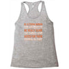 be a strong woman for halloween! Racerback Tank