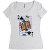 catdog playing card Women's Triblend Scoop T-shirt