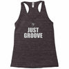 bass just groove Racerback Tank
