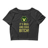 milk and eggs Crop Top