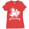 vegeta fitness gym Ladies Fitted T-Shirt