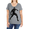 black panther Ladies Curvy T-Shirt