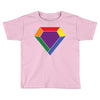Rainbow LGBT Diamond Toddler T-shirt