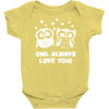 owl always love you Baby Bodysuit