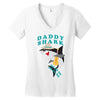 Daddy Shark -Shark Do Do Do Women's V-Neck T-Shirt
