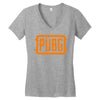 Pubg Women's V-Neck T-Shirt