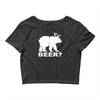 new bear deer beer funny Crop Top