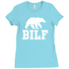bilf, bear i'd like to Ladies Fitted T-Shirt