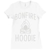 bonfire hoodie Ladies Fitted T-Shirt