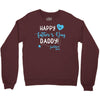 Happy First Father's Day Daddy Crewneck Sweatshirt