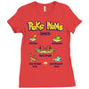 poke nom nom nom Ladies Fitted T-Shirt