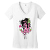 octocream Women's V-Neck T-Shirt