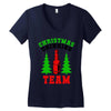 christmas drinking team Women's V-Neck T-Shirt