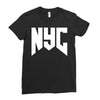 nyc new york city Ladies Fitted T-Shirt
