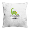 Brother Saurus Throw Pillow