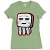 minecraft ghast drawing Ladies Fitted T-Shirt
