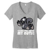 come play with my nuts Women's V-Neck T-Shirt
