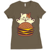 i has cheezburger! Ladies Fitted T-Shirt