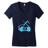 knit happens Women's V-Neck T-Shirt