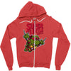 super turtle bros raph Zipper Hoodie