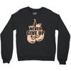 Never Give Up Uterine Cancer Awareness Crewneck Sweatshirt