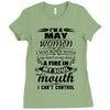 I Am A May Women Ladies Fitted T-Shirt