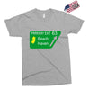 gps logo free exit 63 beach haven Exclusive T-shirt