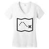 trail marks Women's V-Neck T-Shirt
