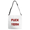fuck yeah Adjustable Strap Totes